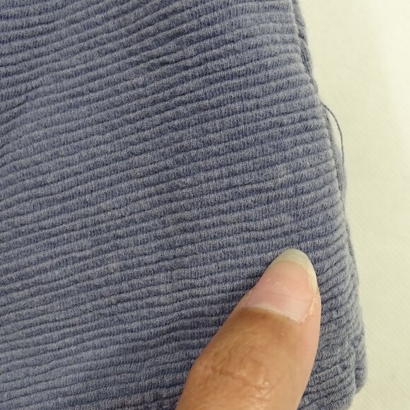 Zara Blue Elastic Waist Cotton Shorts Gils Size 13-14 Yrs 164 Drawstring Pockets - Picture 16 of 16